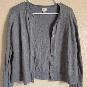 Target gray light weight cardigan